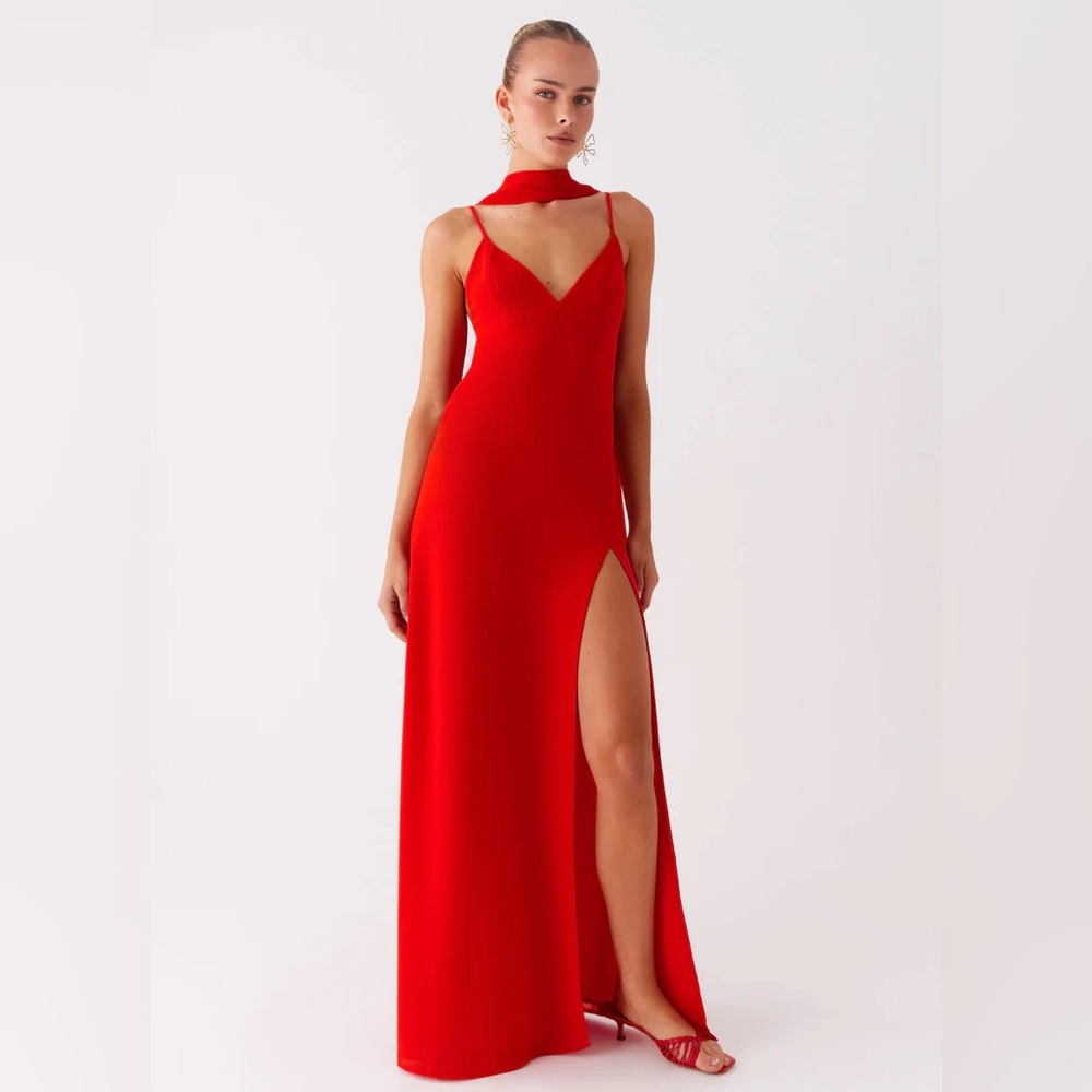 NWT YORKE MAXI DRESS Jenny yoo where sparks fly Bardot yves liv foster nbd astr